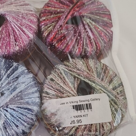 NEW Spangle Yarn Kit – Premier Yarns for Inspira  Includes SIX Multicolor Balls - Picture 6 of 6